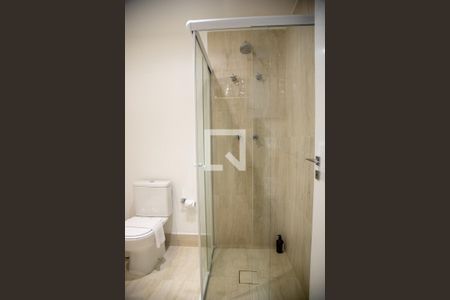 Banheiro de kitnet/studio à venda com 1 quarto, 25m² em Santo Amaro, São Paulo