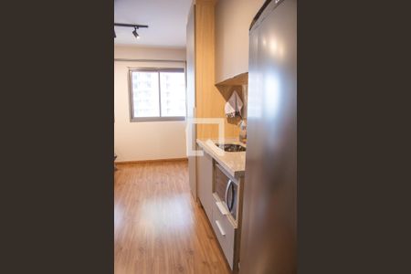 Cozinha de kitnet/studio à venda com 1 quarto, 25m² em Santo Amaro, São Paulo
