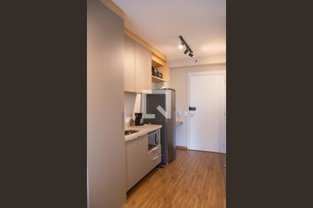Cozinha de kitnet/studio à venda com 1 quarto, 25m² em Santo Amaro, São Paulo