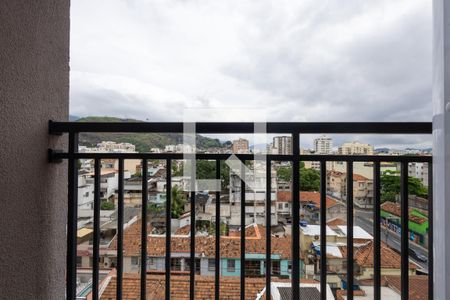 Sala Varanda de apartamento para alugar com 1 quarto, 34m² em Riachuelo, Rio de Janeiro