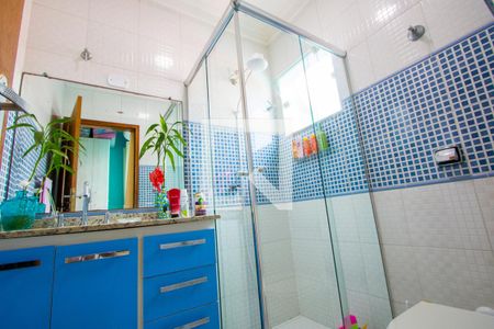 Banheiro do quarto 1 de casa à venda com 3 quartos, 138m² em Vila Helena, Santo André