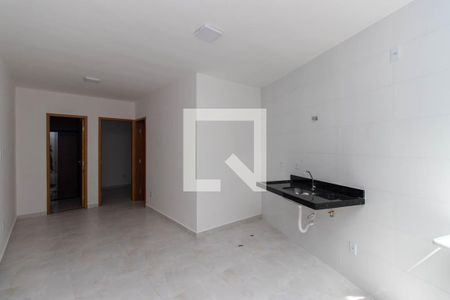 Sala/Cozinha de apartamento para alugar com 1 quarto, 35m² em Vila Germinal, São Paulo