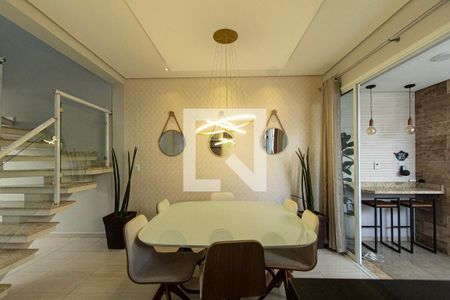 Sala de Jantar de casa de condomínio para alugar com 3 quartos, 134m² em Loteamento Dinora Rosa, Sorocaba