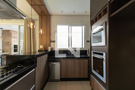 Cozinha de casa de condomínio para alugar com 3 quartos, 134m² em Loteamento Dinora Rosa, Sorocaba