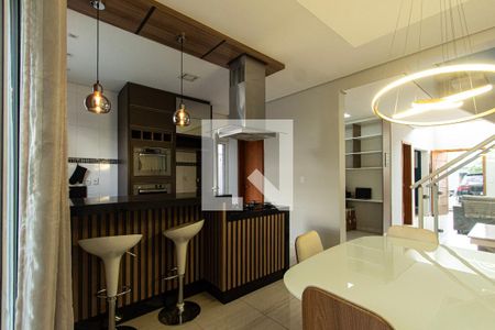 Sala de Jantar de casa de condomínio para alugar com 3 quartos, 134m² em Loteamento Dinora Rosa, Sorocaba