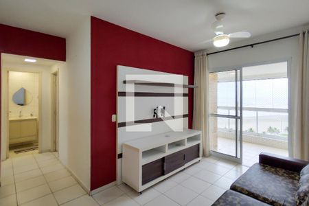 Sala de apartamento para alugar com 2 quartos, 69m² em Nova Mirim, Praia Grande