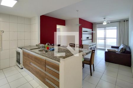 Sala de apartamento para alugar com 2 quartos, 69m² em Nova Mirim, Praia Grande