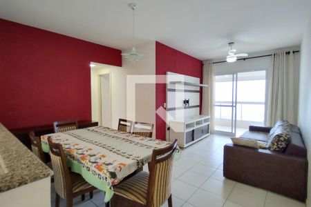 Sala de apartamento para alugar com 2 quartos, 69m² em Nova Mirim, Praia Grande