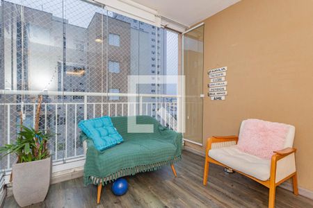 Varanda de apartamento à venda com 2 quartos, 69m² em Vila das Merces, São Paulo