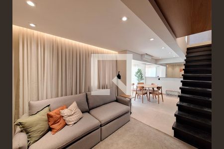 Sala de apartamento à venda com 1 quarto, 80m² em Santana, São Paulo