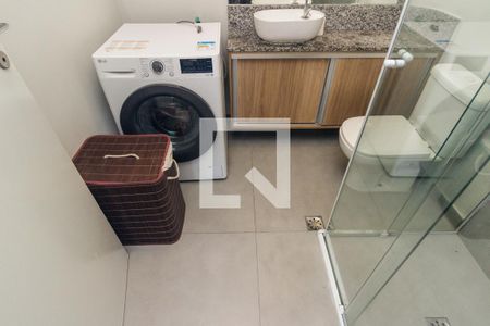 Banheiro de kitnet/studio para alugar com 1 quarto, 41m² em Vila Buarque, São Paulo