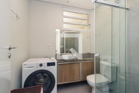 Banheiro de kitnet/studio para alugar com 1 quarto, 41m² em Vila Buarque, São Paulo