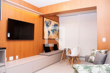 Sala de apartamento para alugar com 1 quarto, 45m² em Perdizes, São Paulo