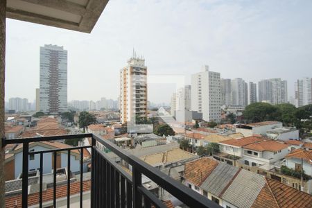 Varanda da Sala de apartamento para alugar com 1 quarto, 35m² em Parque São Jorge, São Paulo