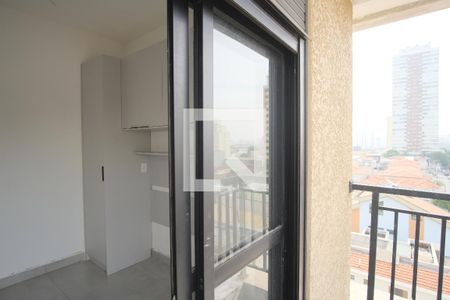 Varanda da Sala de apartamento para alugar com 1 quarto, 35m² em Parque São Jorge, São Paulo