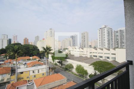 Varanda da Sala de apartamento para alugar com 1 quarto, 35m² em Parque São Jorge, São Paulo