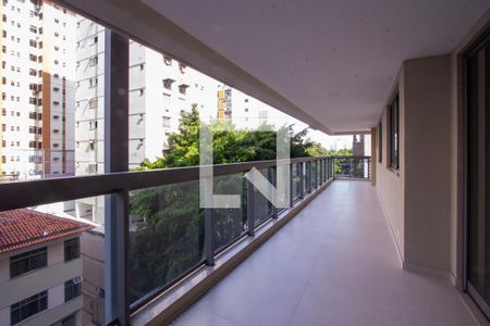 Varanda da Sala de apartamento à venda com 4 quartos, 144m² em Icaraí, Niterói