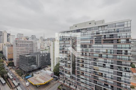 Vista da Varanda de kitnet/studio para alugar com 1 quarto, 22m² em Jardim Paulista, São Paulo