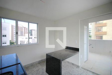 Cozinha de apartamento à venda com 1 quarto, 74m² em Anchieta, Belo Horizonte
