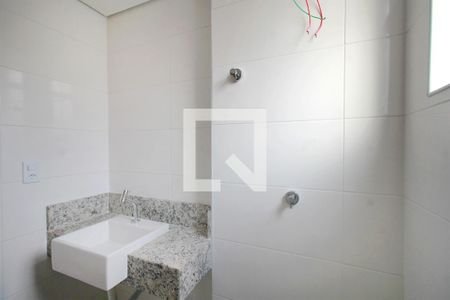Banheiro da Suíte de apartamento à venda com 1 quarto, 74m² em Anchieta, Belo Horizonte