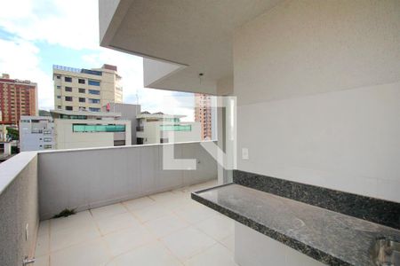 Varanda da Sala de apartamento à venda com 1 quarto, 74m² em Anchieta, Belo Horizonte