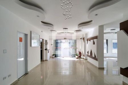 Hall de entrada de kitnet/studio para alugar com 1 quarto, 49m² em Guilhermina, Praia Grande