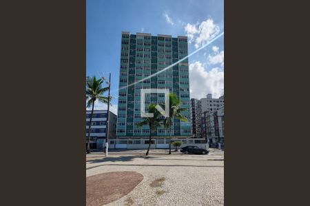 Fachada do Prédio de kitnet/studio para alugar com 1 quarto, 49m² em Guilhermina, Praia Grande