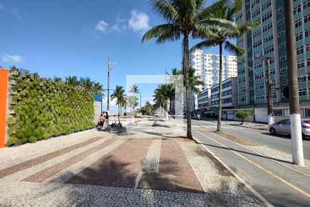 Vista da Rua de kitnet/studio para alugar com 1 quarto, 49m² em Guilhermina, Praia Grande