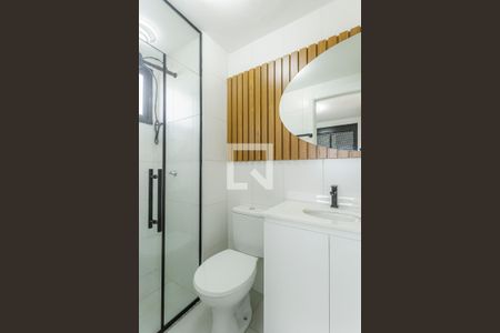 Banheiro de kitnet/studio para alugar com 1 quarto, 31m² em Vila Olímpia, São Paulo