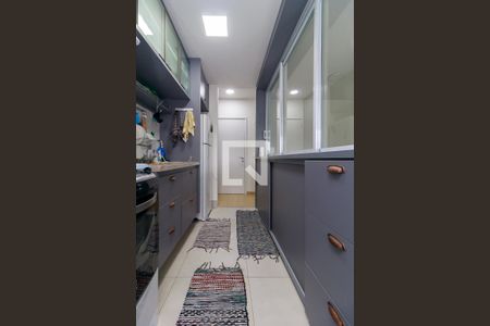 Cozinha de apartamento à venda com 2 quartos, 61m² em Jardim Caravelas, São Paulo