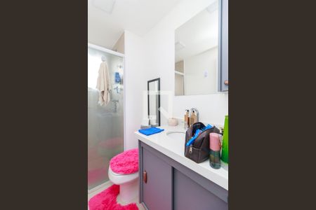 Quarto 1 - Banheiro de apartamento à venda com 2 quartos, 61m² em Jardim Caravelas, São Paulo