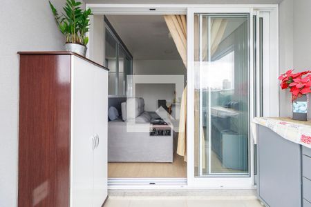 Sala - Varanda de apartamento à venda com 2 quartos, 61m² em Jardim Caravelas, São Paulo