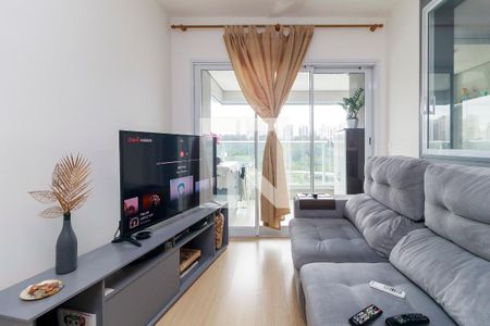 Sala de apartamento à venda com 2 quartos, 61m² em Jardim Caravelas, São Paulo