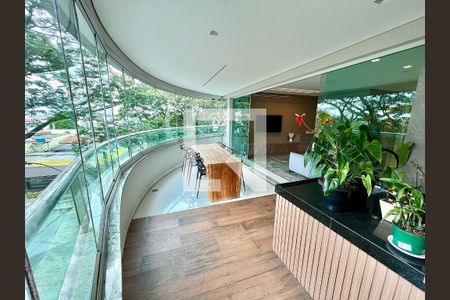 Varanda gourmet de apartamento à venda com 4 quartos, 170m² em Liberdade, Belo Horizonte