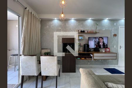 Sala de apartamento para alugar com 2 quartos, 50m² em Parque das Colinas, Valinhos
