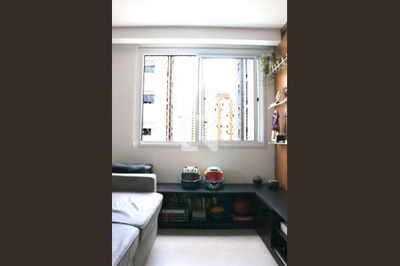 Sala de estar de apartamento à venda com 1 quarto, 34m² em Jardim Taquaral, São Paulo