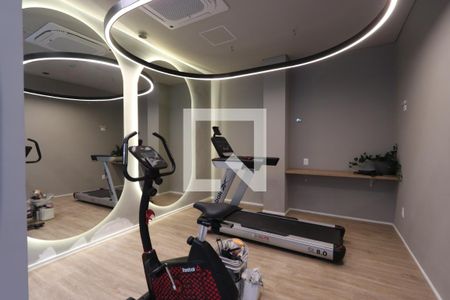 Área comum - Academia de apartamento para alugar com 1 quarto, 26m² em Vila Olímpia, São Paulo