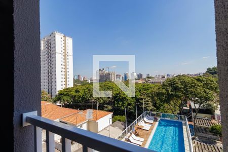 Varanda do Quarto vista de apartamento para alugar com 1 quarto, 31m² em Vila Santa Clara, São Paulo