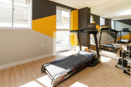 Área comum - Academia de apartamento para alugar com 1 quarto, 31m² em Vila Santa Clara, São Paulo