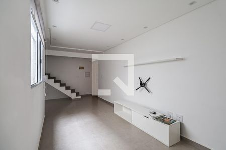 Sala de apartamento à venda com 2 quartos, 90m² em Campestre, Santo André