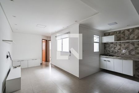 Sala de apartamento à venda com 2 quartos, 90m² em Campestre, Santo André
