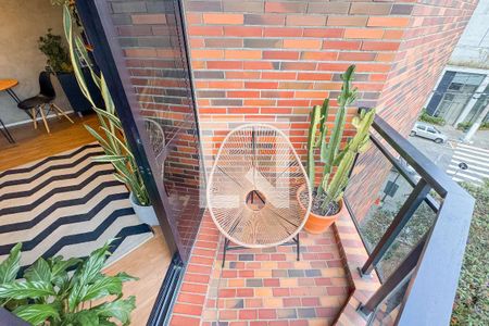 Varanda da Sala de apartamento para alugar com 1 quarto, 42m² em Vila Mariana, São Paulo