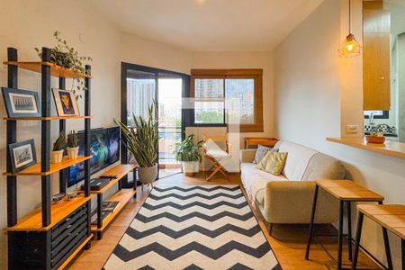 Sala de apartamento para alugar com 1 quarto, 42m² em Vila Mariana, São Paulo