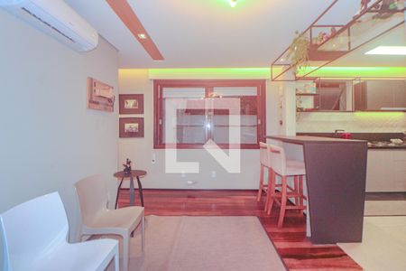 Sala de apartamento à venda com 1 quarto, 133m² em Petrópolis, Porto Alegre