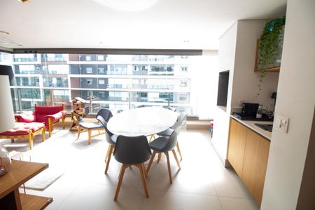 Sala de Jantar de apartamento à venda com 2 quartos, 131m² em Brooklin, São Paulo