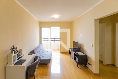 Sala de estar de apartamento à venda com 2 quartos, 60m² em Brooklin, São Paulo
