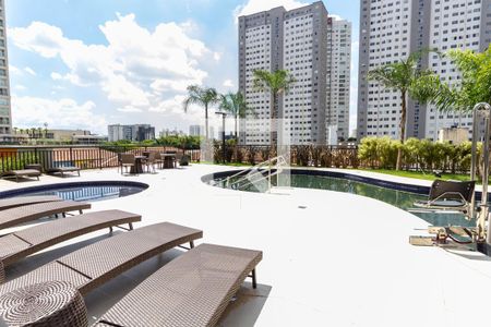 Área Comum - Piscina de apartamento para alugar com 3 quartos, 74m² em Barra Funda, São Paulo