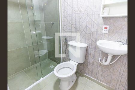 Banheiro de kitnet/studio à venda com 1 quarto, 25m² em Vila Prudente, São Paulo