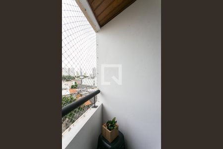 Varanda da Sala de apartamento à venda com 3 quartos, 62m² em Tatuapé, São Paulo