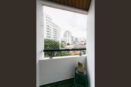 Varanda da Sala de apartamento à venda com 3 quartos, 62m² em Tatuapé, São Paulo